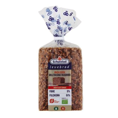 🥖 Kalorier i Schulstad Levebrød Økologisk Multikerne Rugbrød - Gratis ...