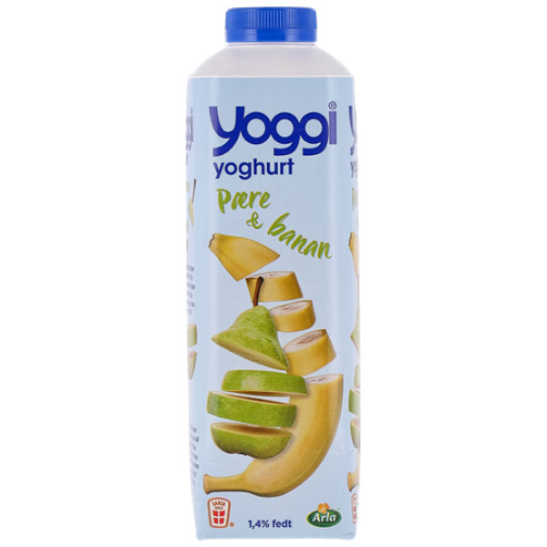 Kalorier i Yoggi Yoghurt Pære & Banan