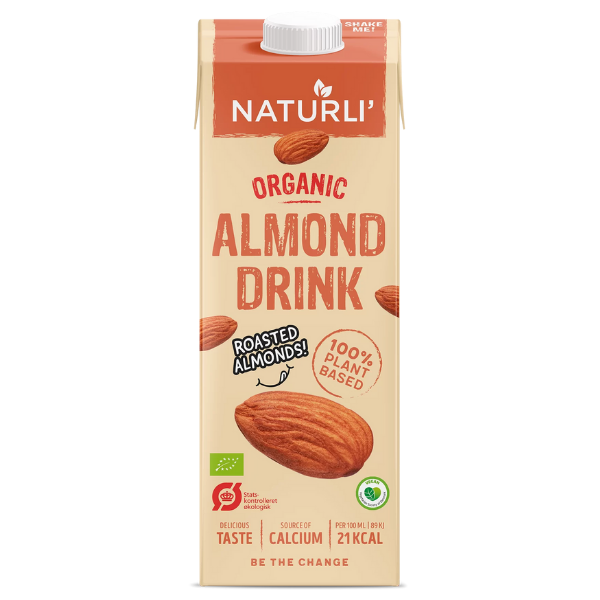 Kalorier i Naturli' Organic Almond Drink